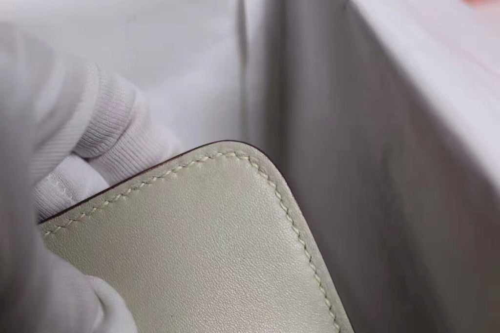 Hermes Egée Clutch Grey Crocodile