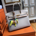Hermès 80 Gris Perle Birkin 35  Togo Leather Gold Hardware