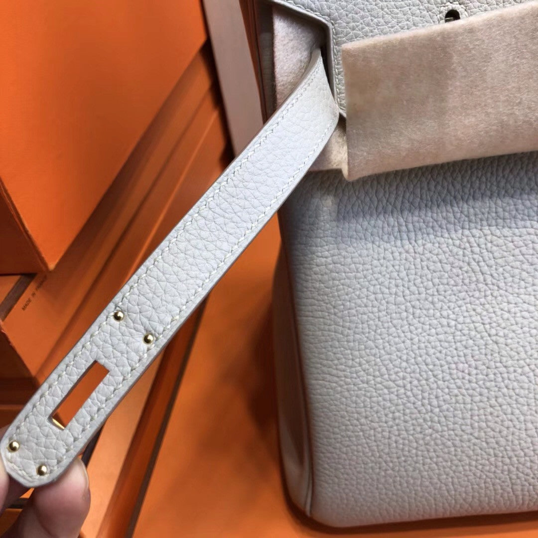 Hermès 80 Gris Perle Birkin 35  Togo Leather Gold Hardware
