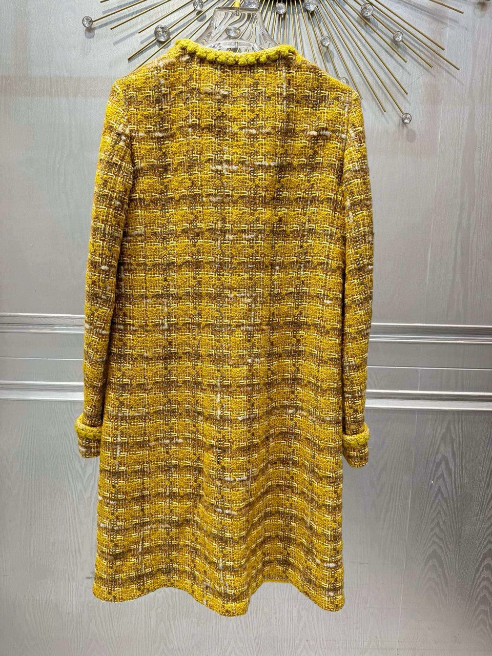 CHANEL 2023/24 MÉTIERS D’ART YELLOW COAT