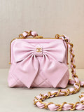 CHANEL HANDBAG WITH CHAIN PINK