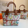 Hermes Steeple 25 bag Cuivre / Lime / Écru / Beige / Gold