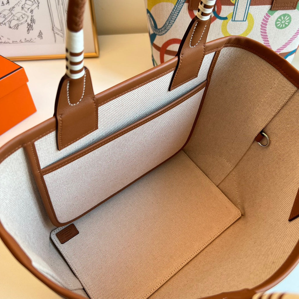 Hermes Steeple 25 bag Cuivre / Lime / Écru / Beige / Gold