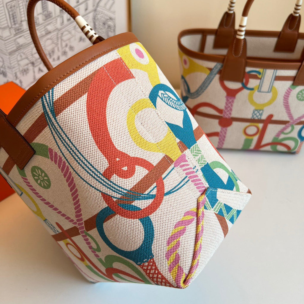 Hermes Steeple 25 bag Cuivre / Lime / Écru / Beige / Gold