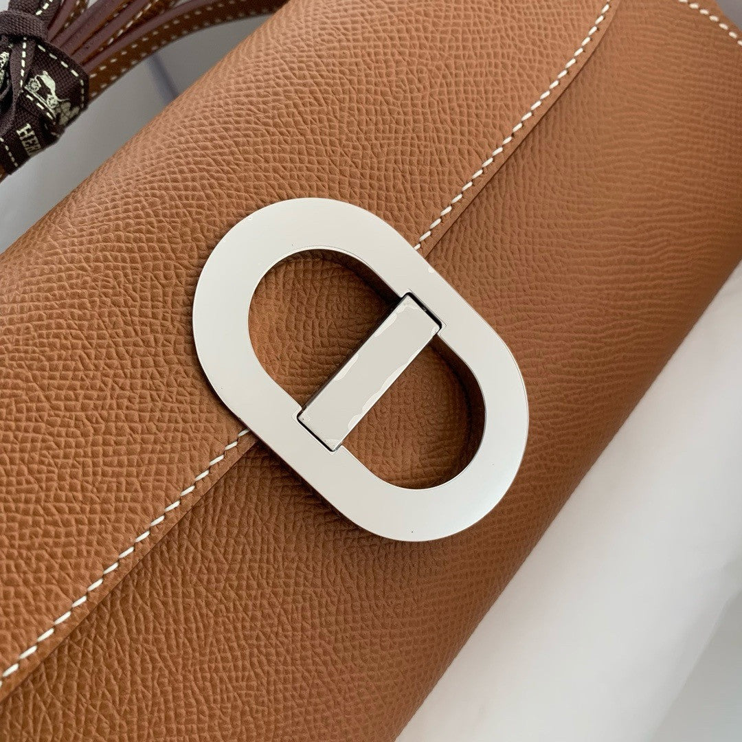 HERMÈS Chaine d'Ancre To Go wallet in Gold Epsom leather with Palladium hardware