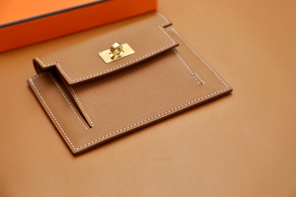 Kelly Pocket Compact wallet Gold