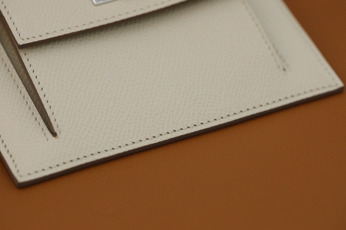 Kelly Pocket Compact wallet Craie