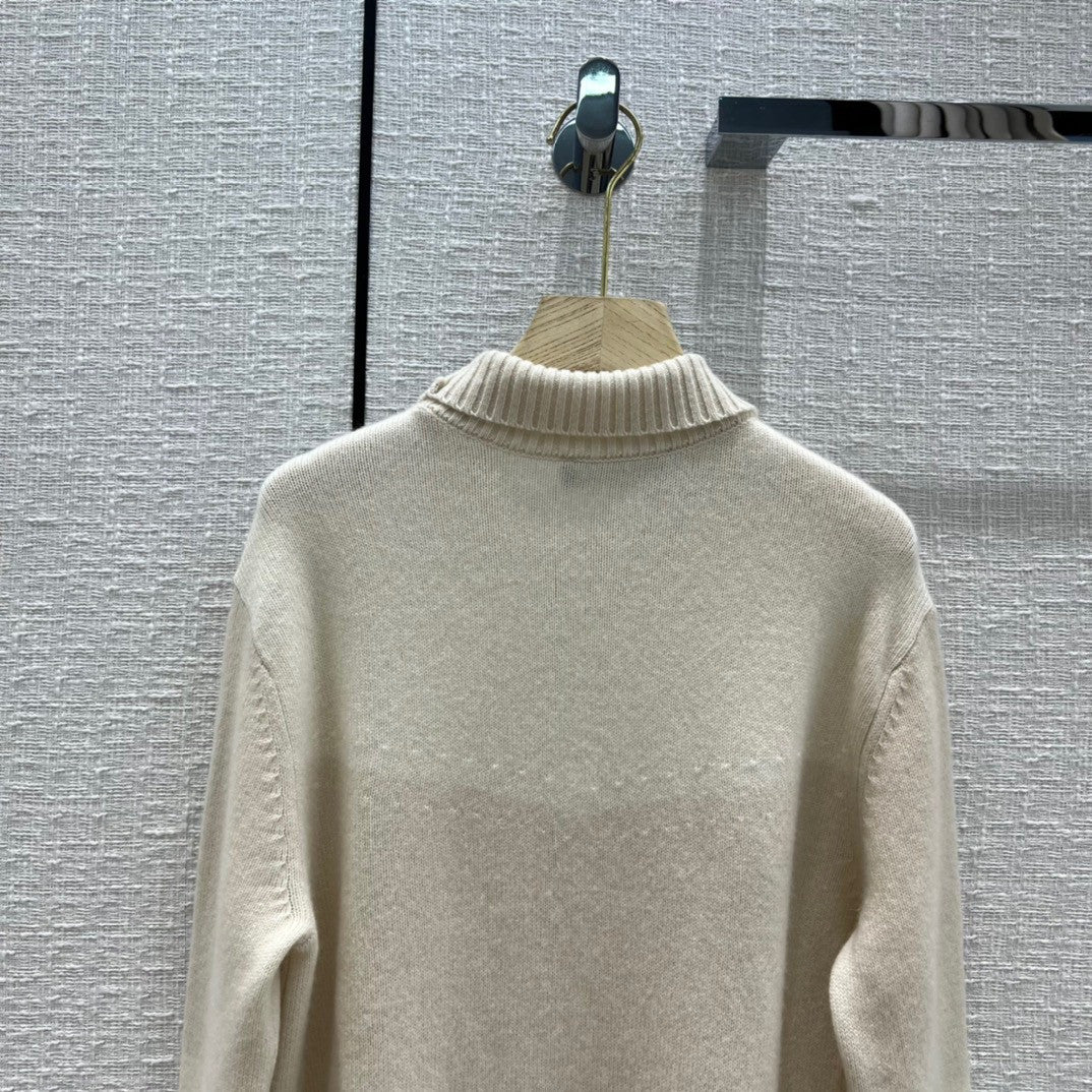 Loro Piana Grassmoor Dress  Baby Cashmere Natural Melange/nougat