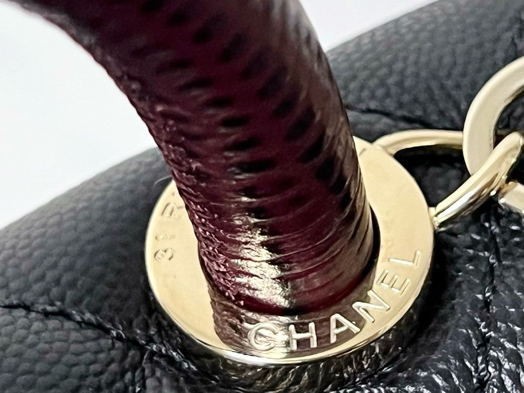 Chanel MINI FLAP BAG WITH TOP LIZARD HANDLE 2024