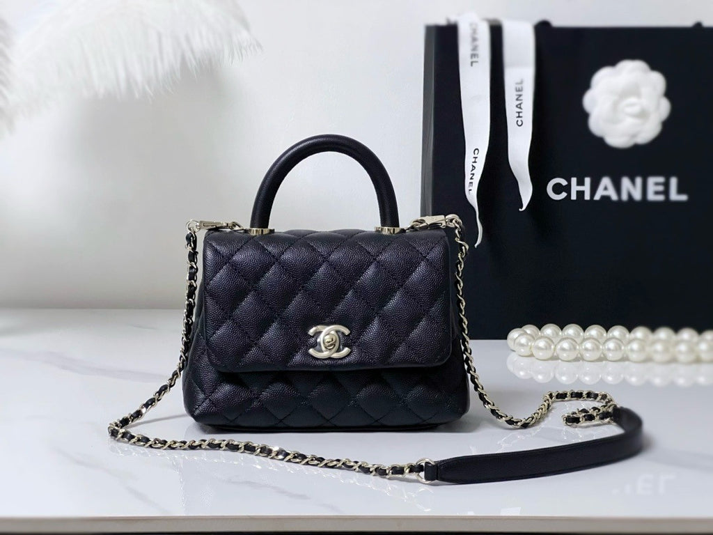 Chanel MINI FLAP BAG WITH TOP HANDLE 2024