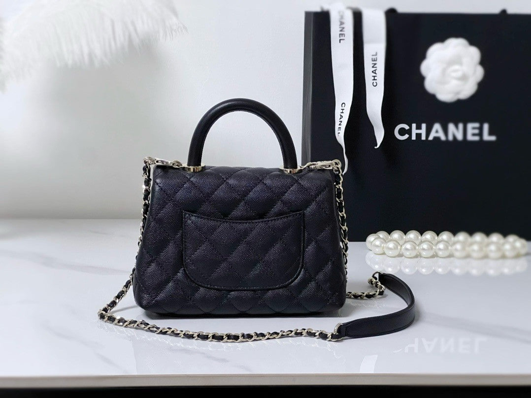 Chanel MINI FLAP BAG WITH TOP HANDLE 2024