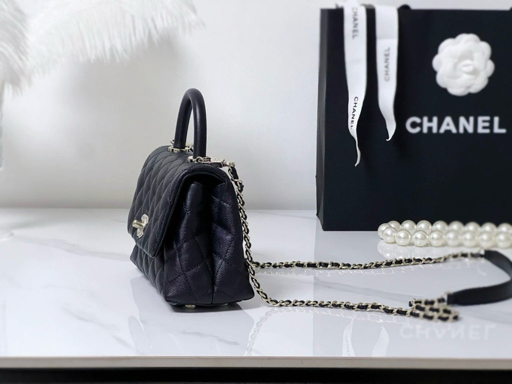 Chanel MINI FLAP BAG WITH TOP HANDLE 2024