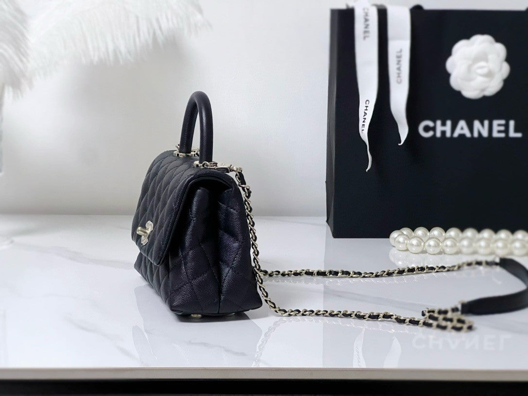 Chanel MINI FLAP BAG WITH TOP HANDLE 2024