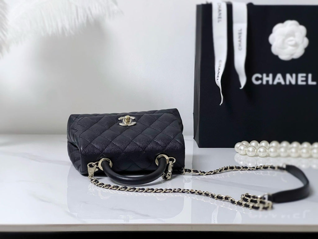 Chanel MINI FLAP BAG WITH TOP HANDLE 2024