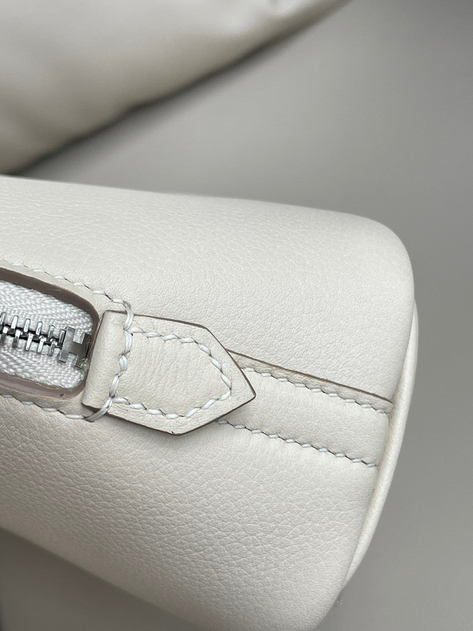 Hermes Bolide 1923 mini bag Craie