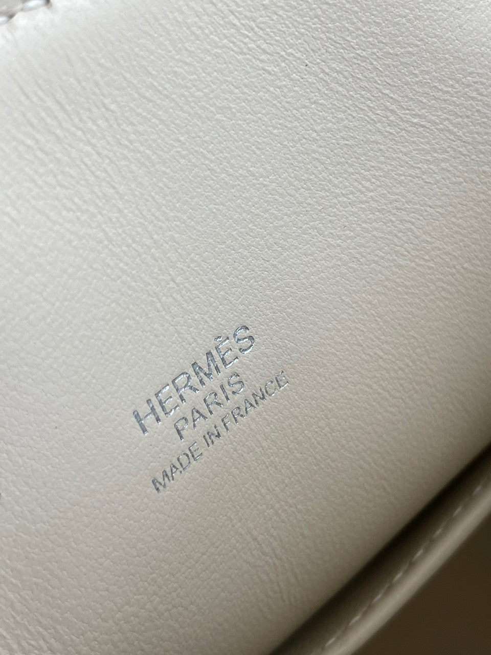 Hermes Bolide 1923 mini bag Craie