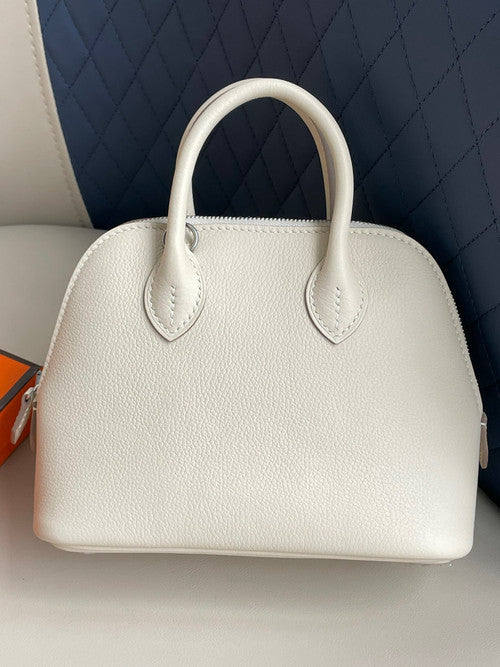 Hermes Bolide 1923 mini bag Craie