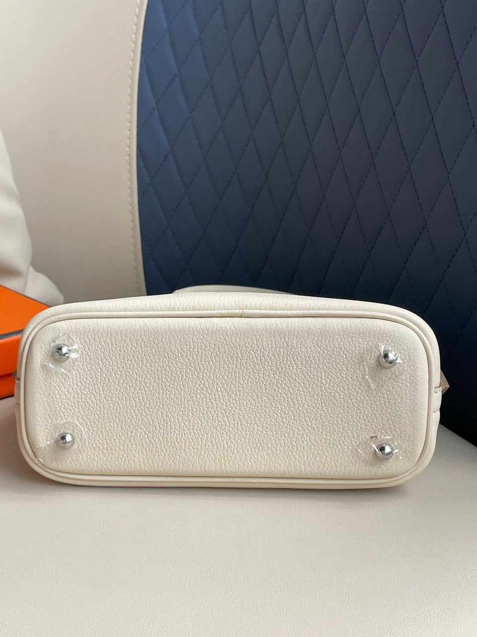 Hermes Bolide 1923 mini bag Craie