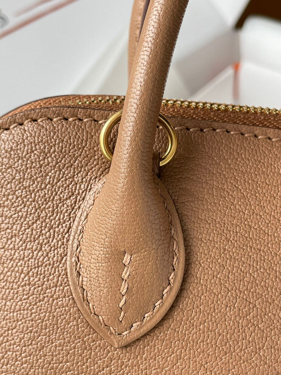 Hermes Bolide 1923 mini bag Quebracho