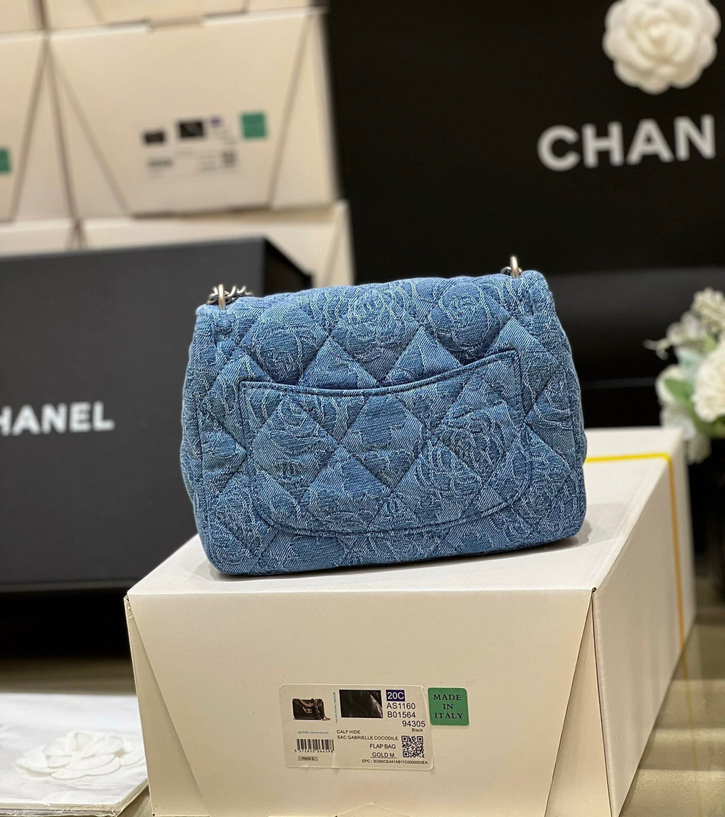 Chanel Denim MINI FLAP BAG SS2023