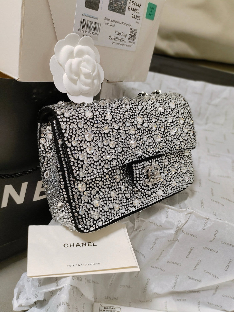 Chanel CRYSTAL MINI FLAP BAG 24S