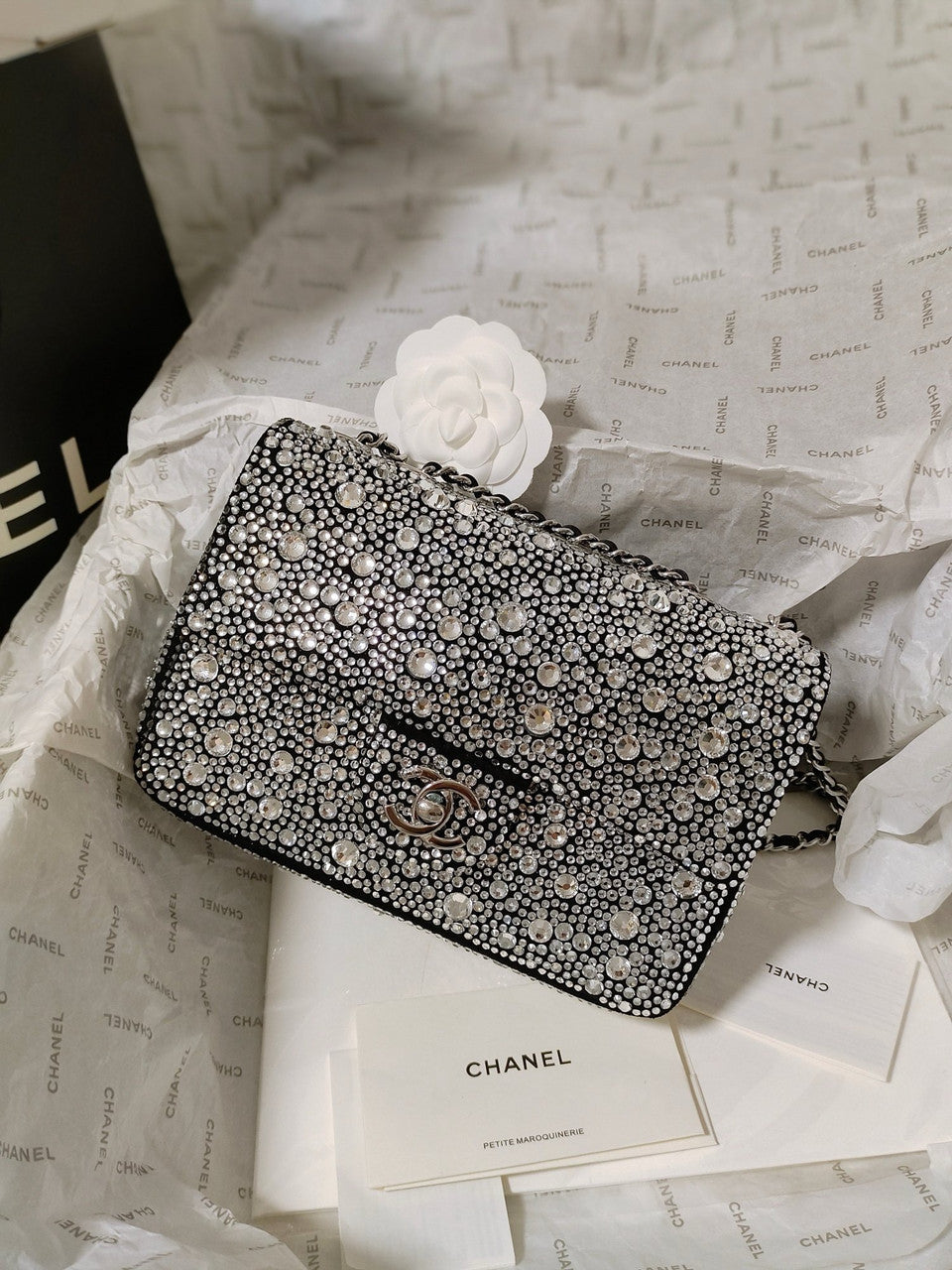 Chanel CRYSTAL MINI FLAP BAG 24S