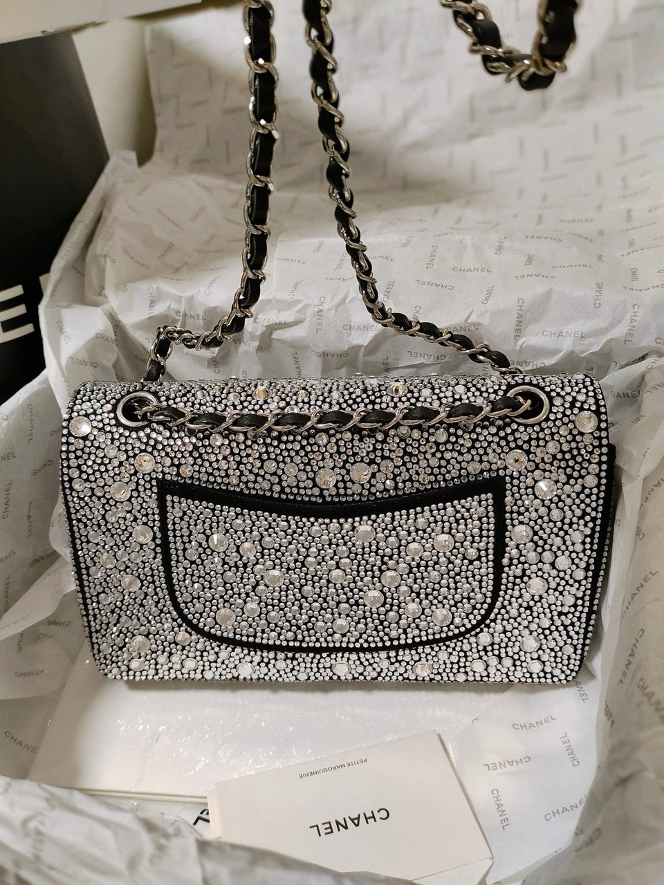 Chanel CRYSTAL FLAP BAG 24S