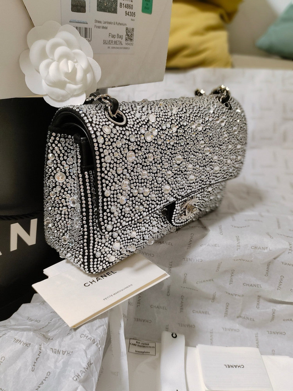 Chanel CRYSTAL FLAP BAG 24S