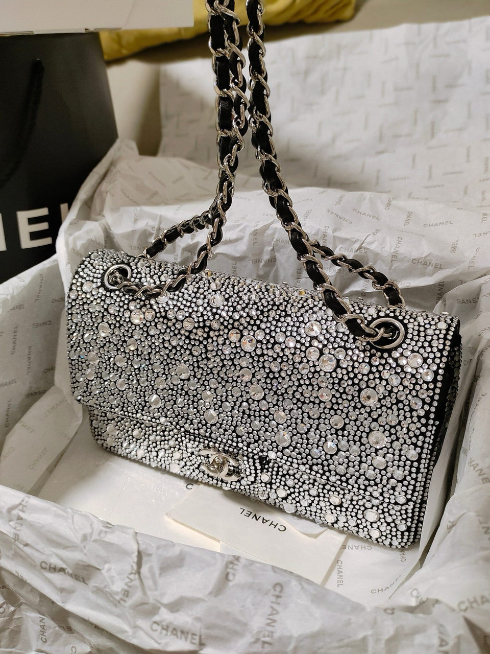 Chanel CRYSTAL FLAP BAG 24S
