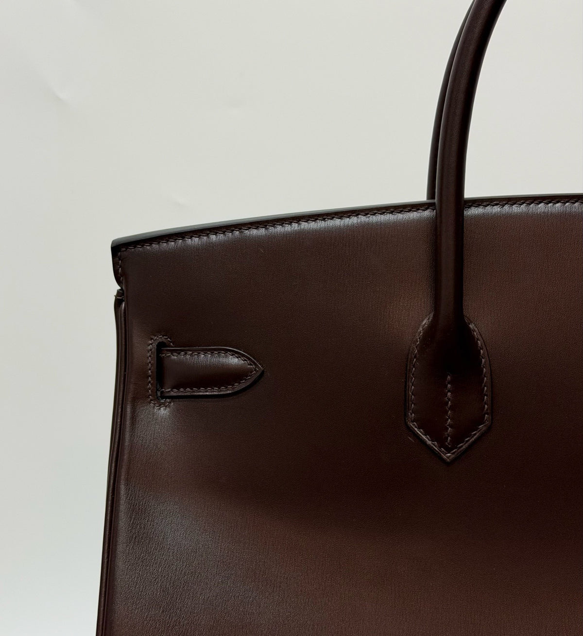 Hermès Birkin 40 in Dark Chocolate Box Calf Leather with Gold Hardware