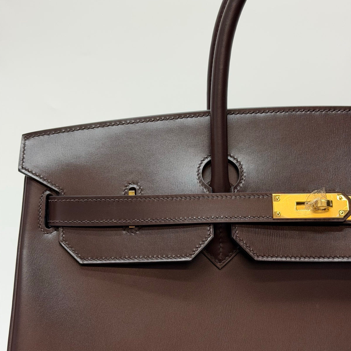 Hermès Birkin 40 in Dark Chocolate Box Calf Leather with Gold Hardware