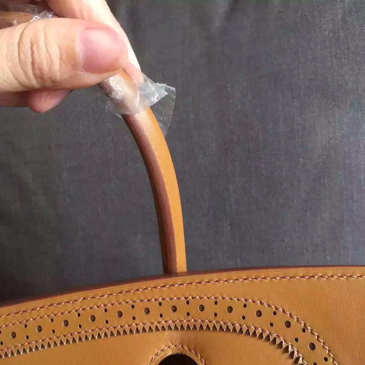 Hermes Limited Edition Noisette Ghillie Birkin 30cm Togo Gold Hardware