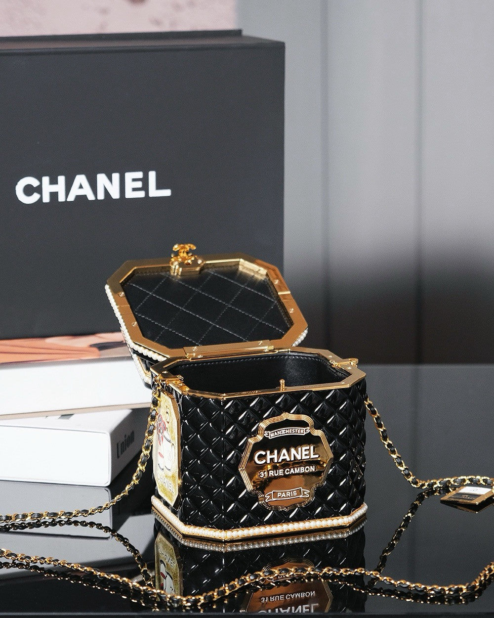 CHANEL TEA BOX MINAUDIERE
