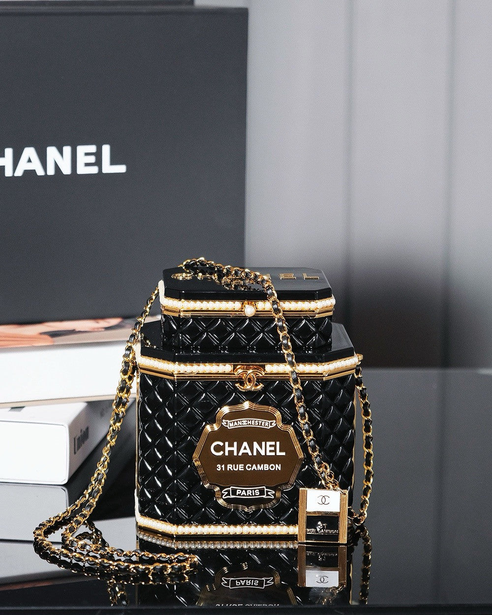 CHANEL TEA BOX MINAUDIERE