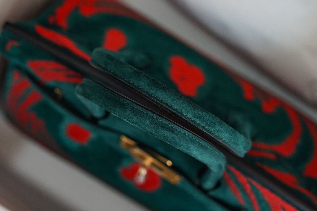 Hermès Birkin 35 Smiley Tote Bag Green
