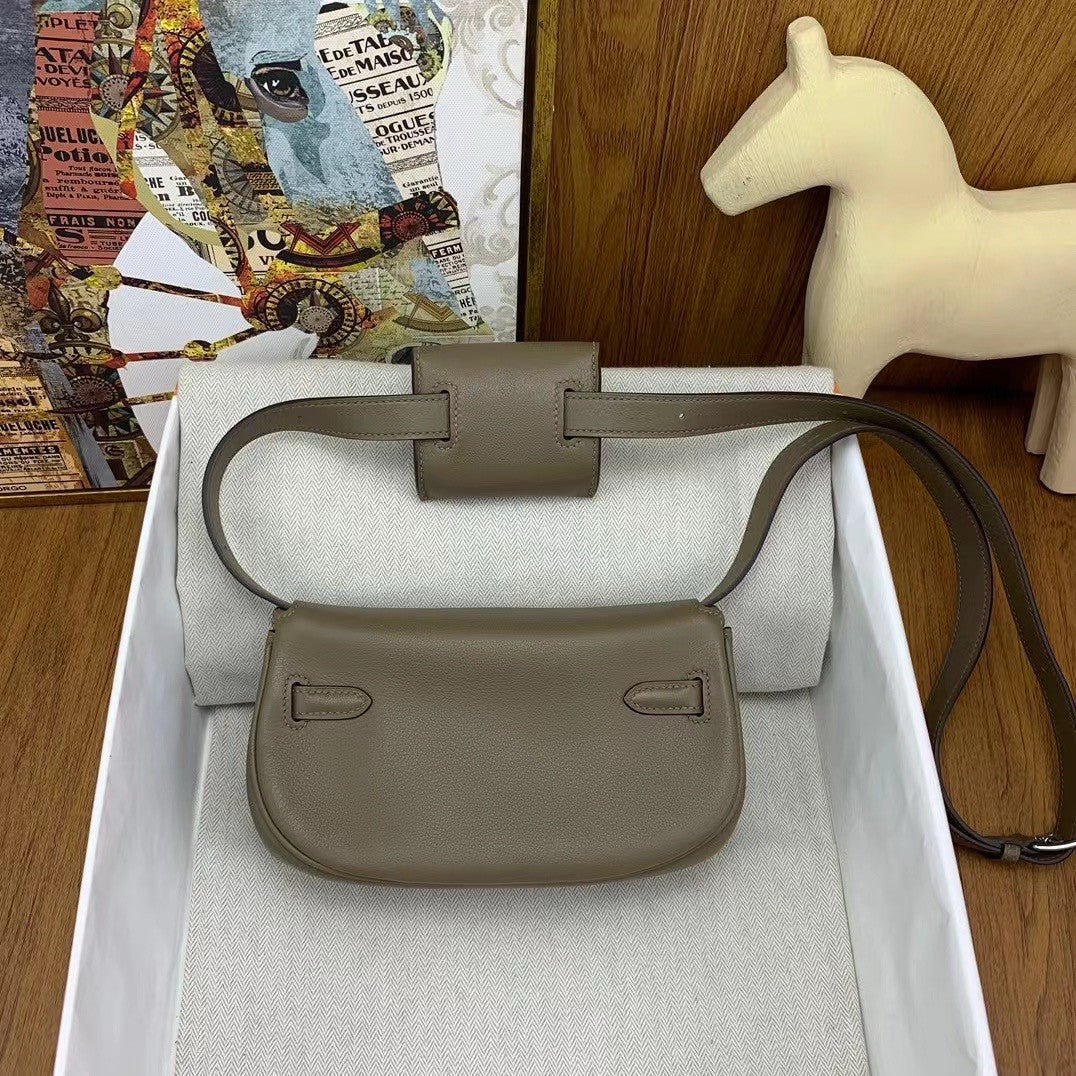 Hermès Kelly Moove Etoupe Swift Palladium Hardware