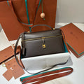 Loro Piana Extra Bag L27  Smooth Calfskin Dark Chocolate