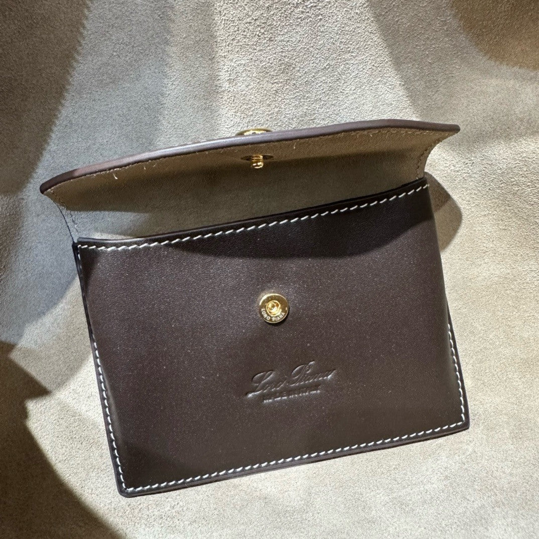 Loro Piana Extra Bag L27  Smooth Calfskin Dark Chocolate