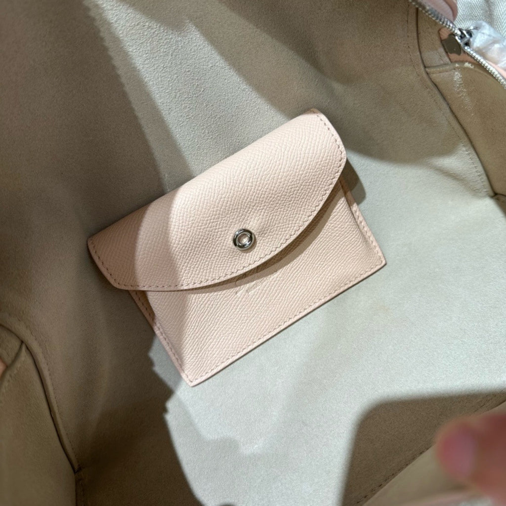 Loro Piana Extra Bag L27  Smooth Calfskin Light Mastic