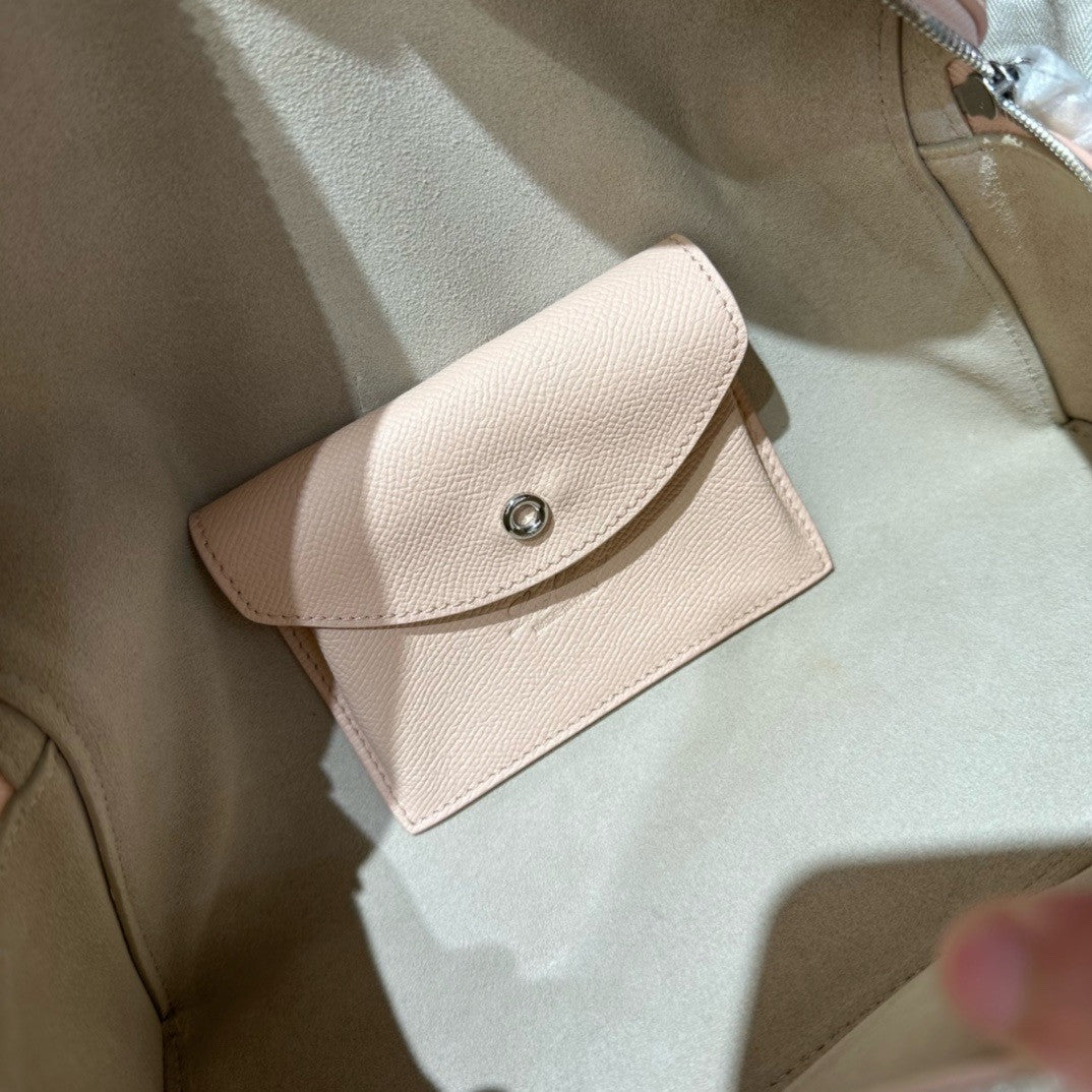 Loro Piana Extra Bag L27  Smooth Calfskin Light Mastic