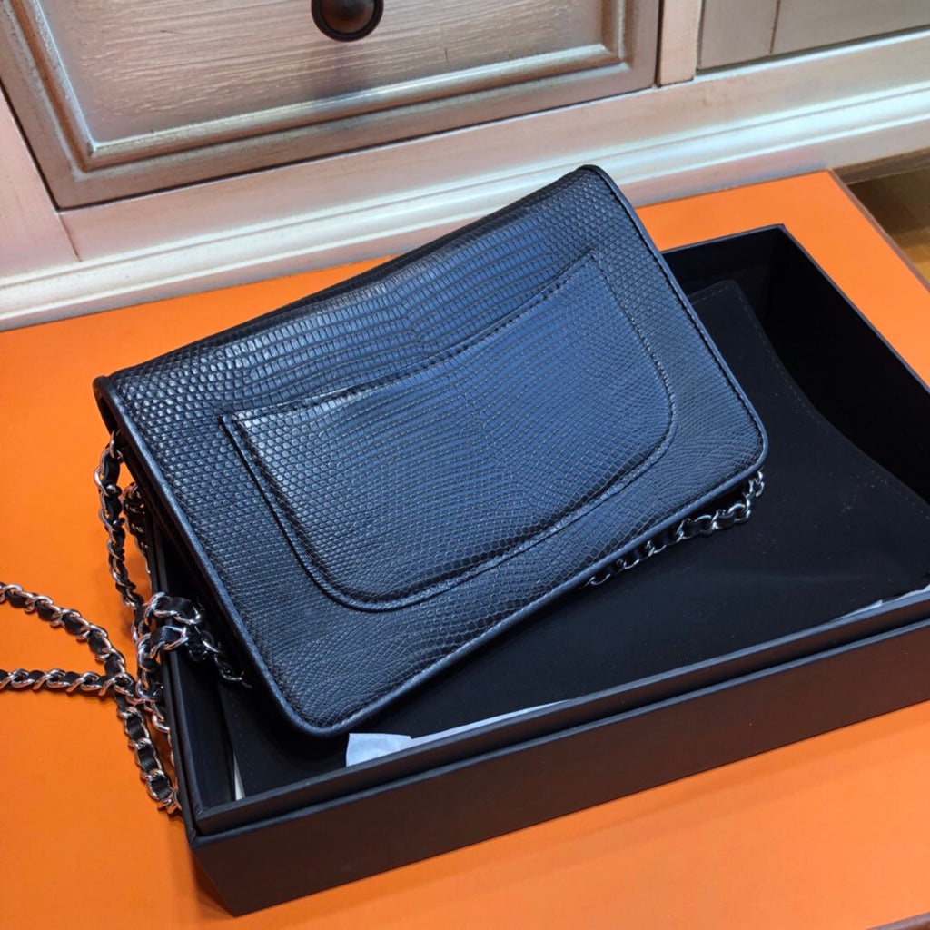 Chanel Lizard Flap Bag