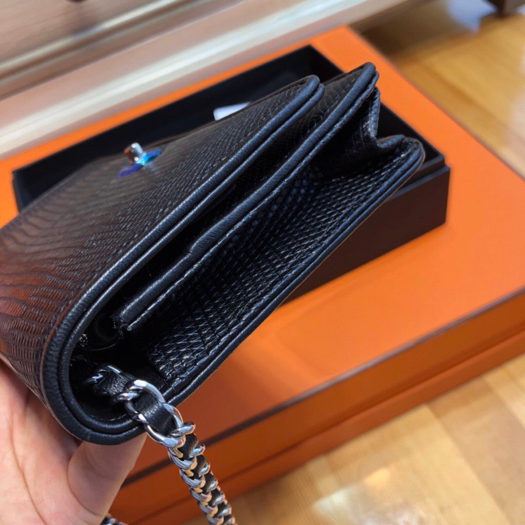 Chanel Lizard Flap Bag