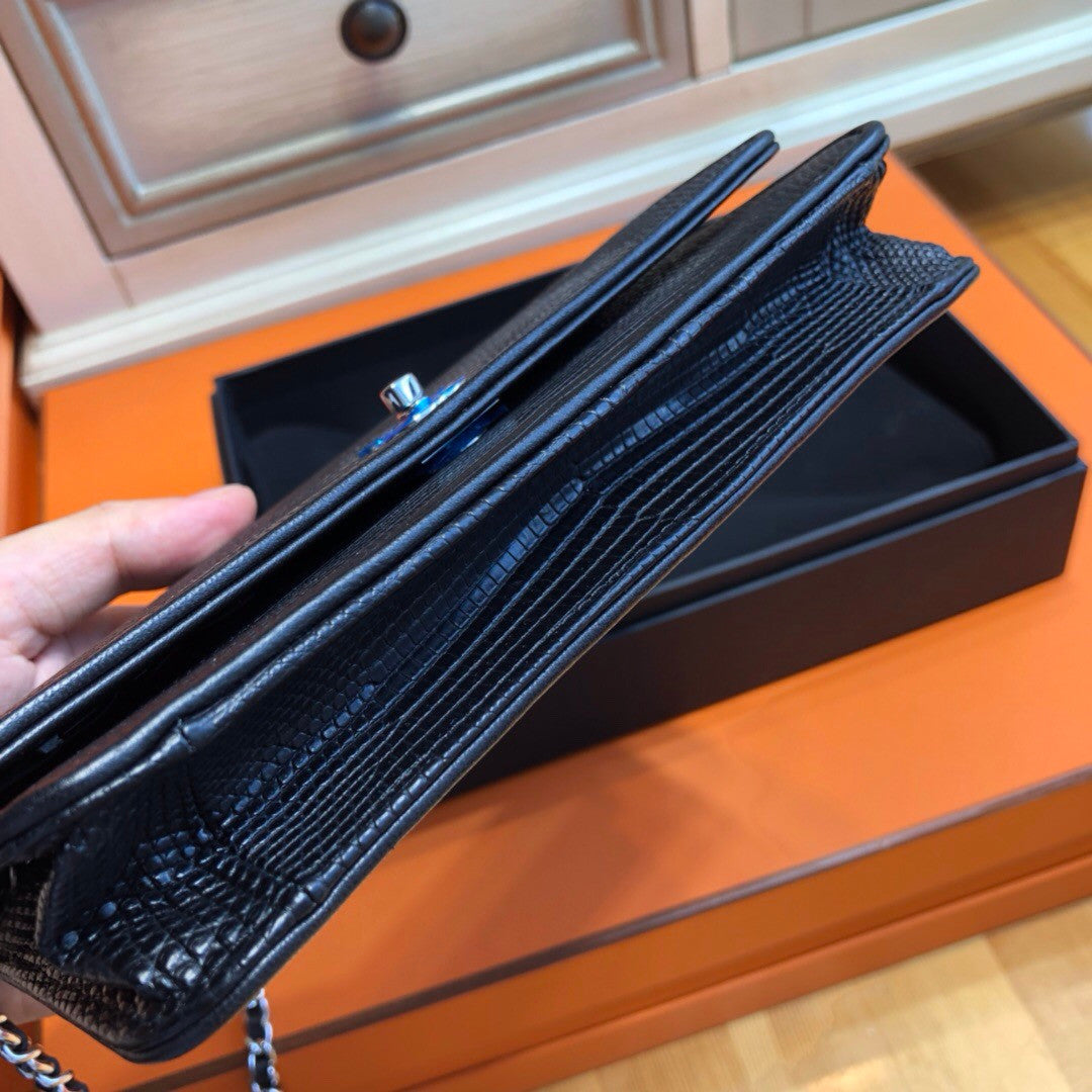 Chanel Lizard Flap Bag