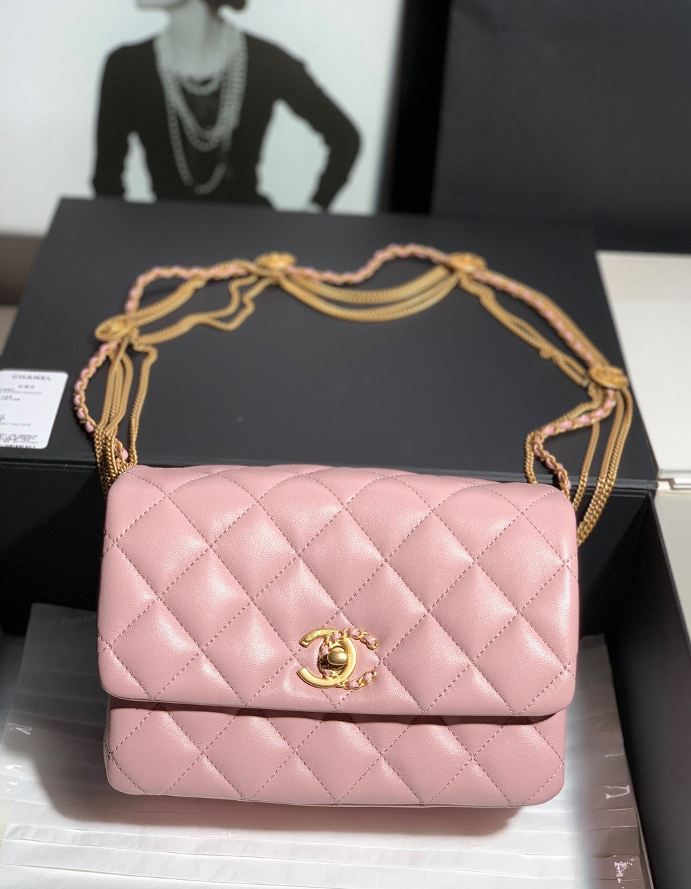 Chanel MINI FLAP BAG PINK