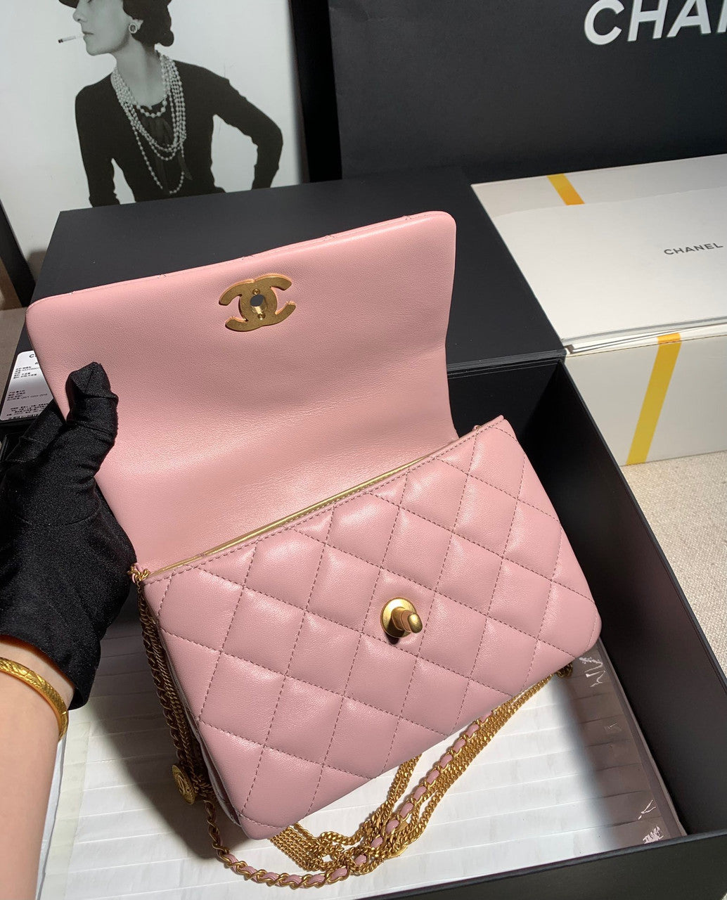 Chanel MINI FLAP BAG PINK