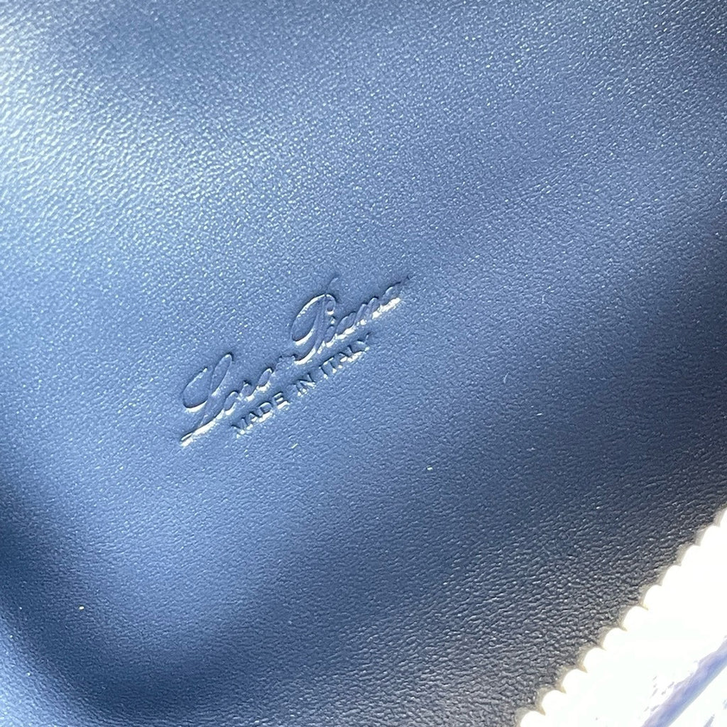 Loro Piana Extra Pocket L19  Grained Calfskin Blue