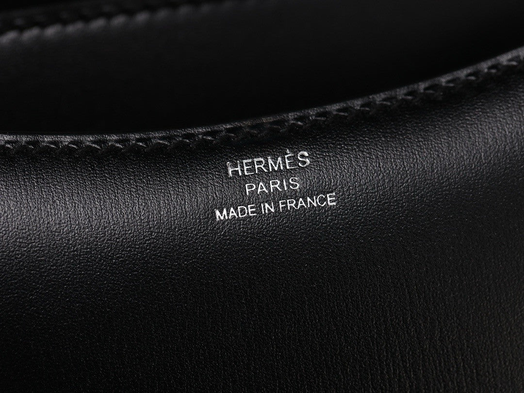 Hermes Constance 19 Mirror Black Box calf leather Palladium hardware