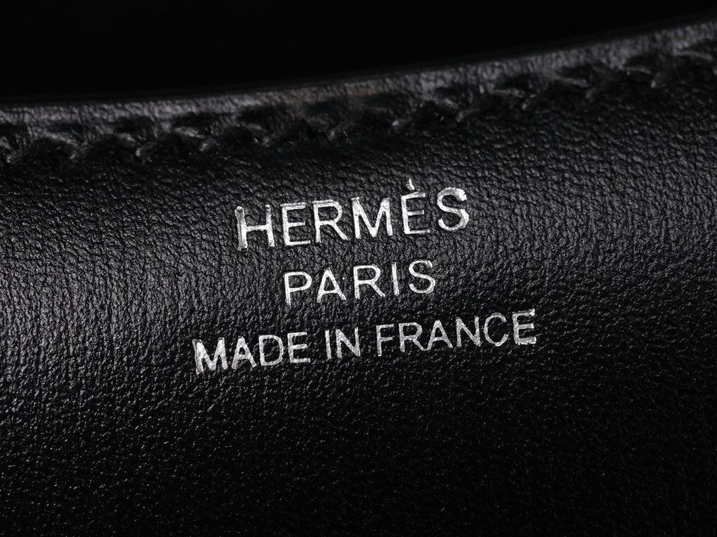 Hermes Constance 19 Mirror Black Box calf leather Palladium hardware
