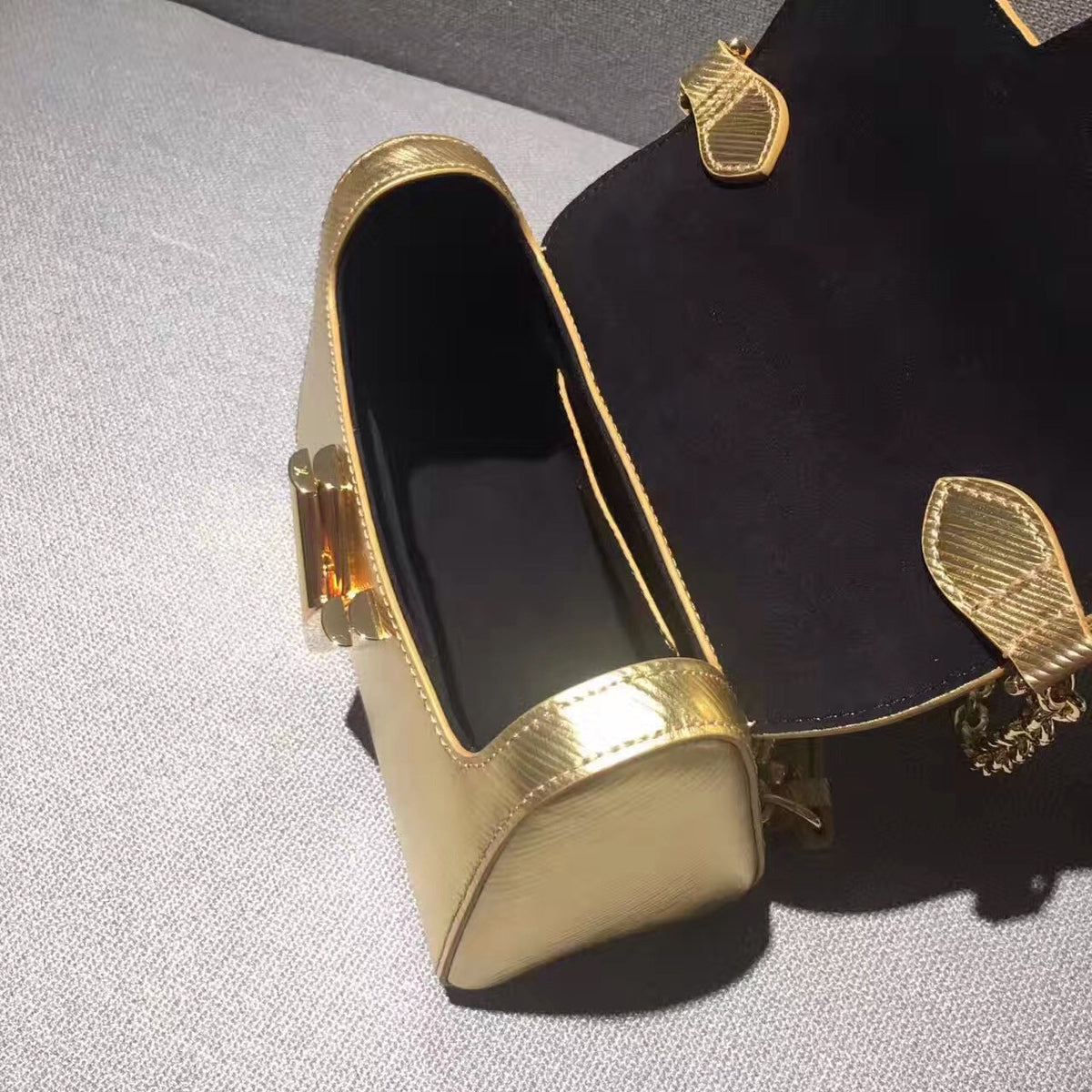 Louis Vuitton Gold Epi Twist Bag 2015 collection