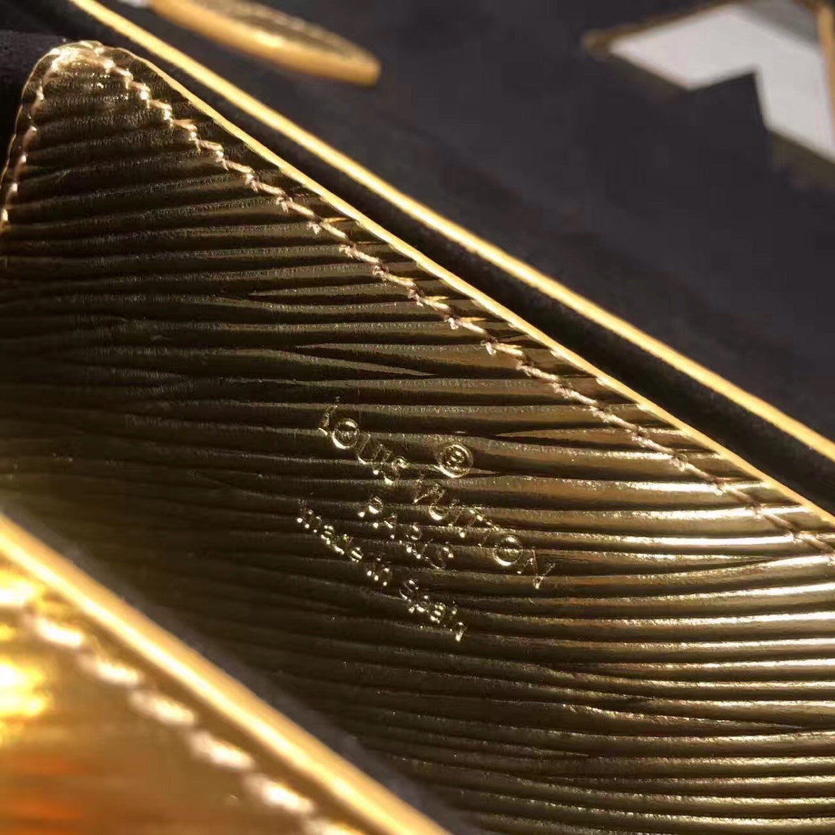 Louis Vuitton Gold Epi Twist Bag 2015 collection